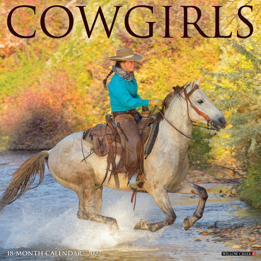Cowgirls 2027 Wall Calendar
