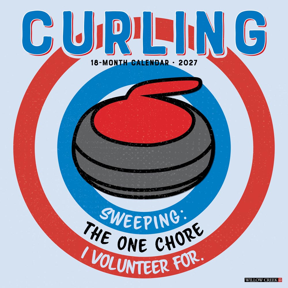 Curling 2027 Wall Calendar