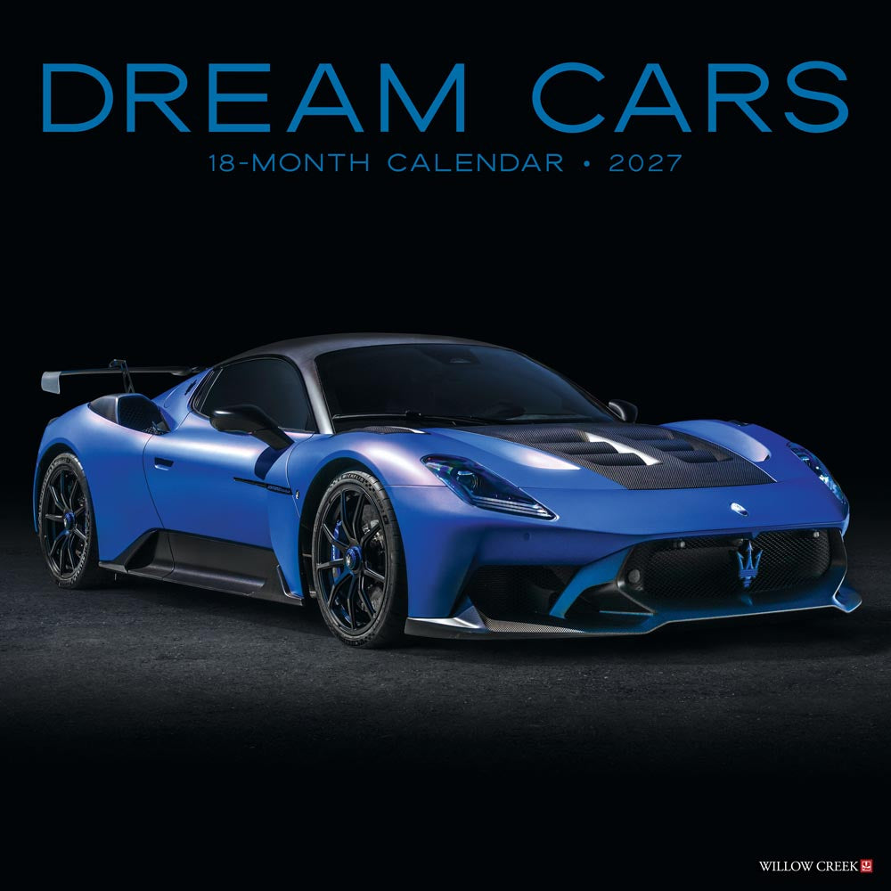 Dream Cars 2027 Wall Calendar