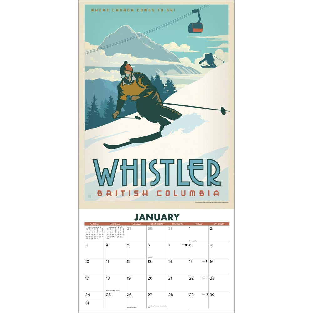 Explore Canada (ADG) 2027 Wall Calendar