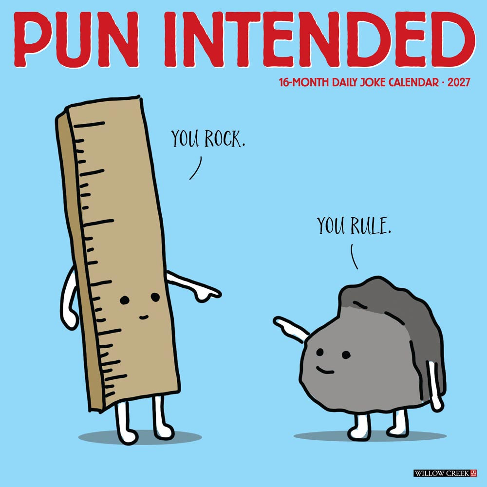 Pun Intended 2027 Wall Calendar