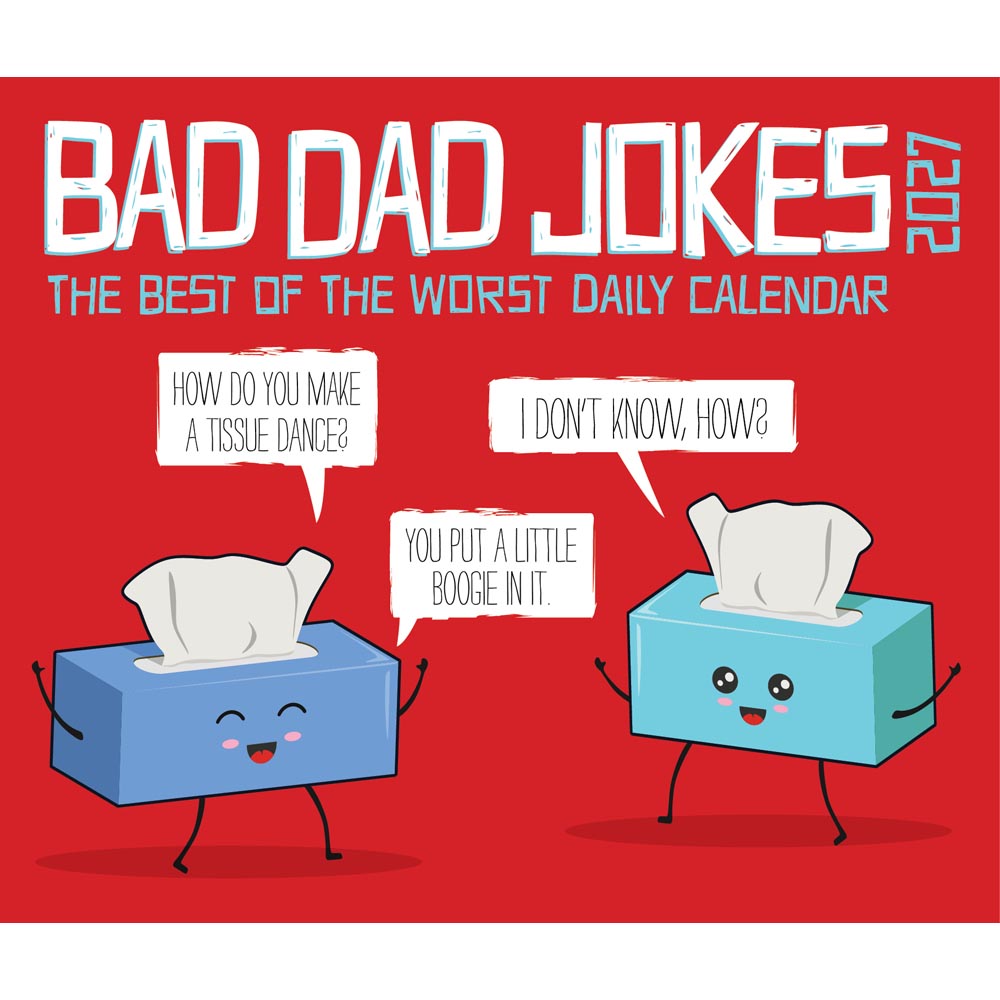 Bad Dad Jokes 2027 Box Calendar
