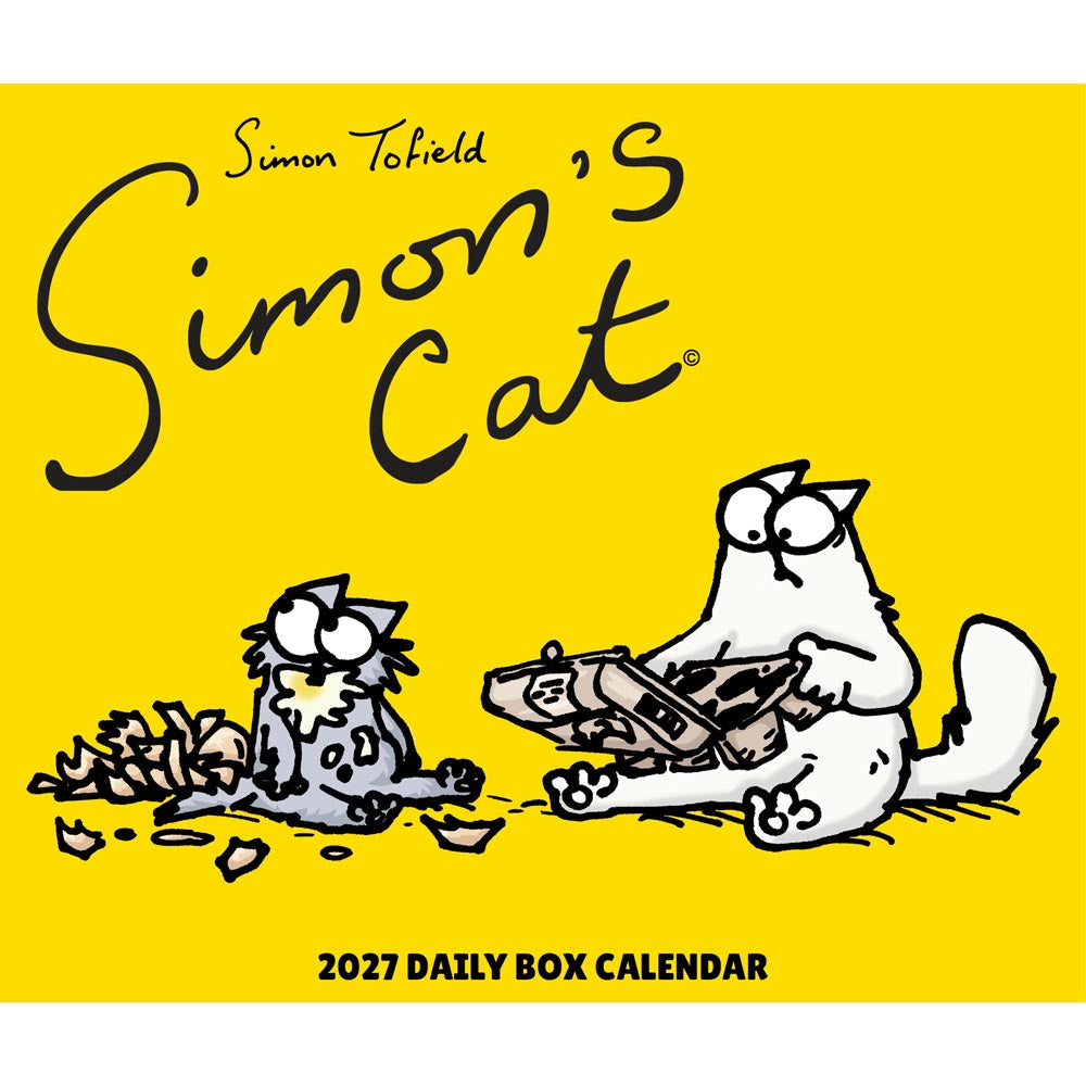 Simon's Cat 2027 Box Calendar