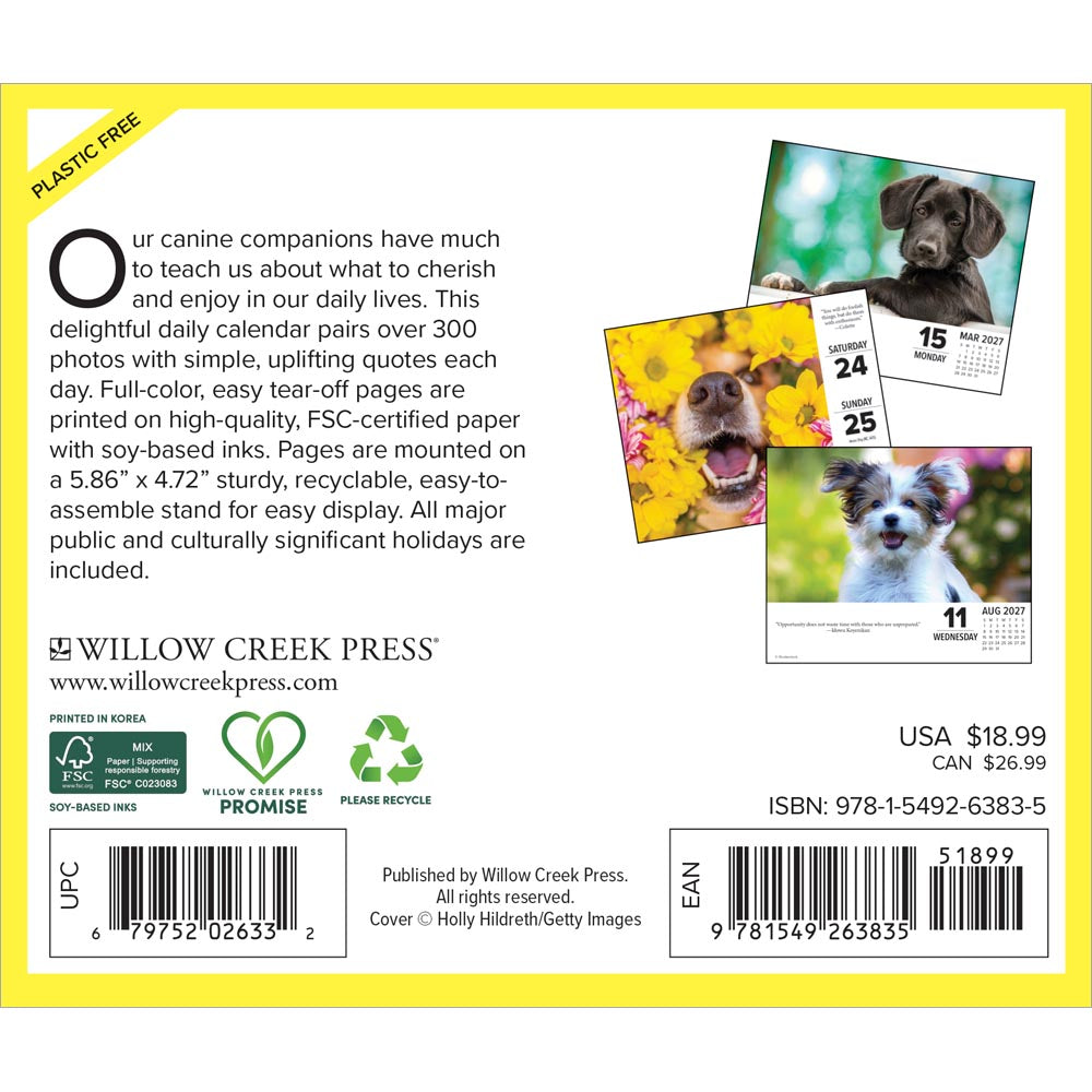 What Dogs Teach Us 2027 Box Calendar