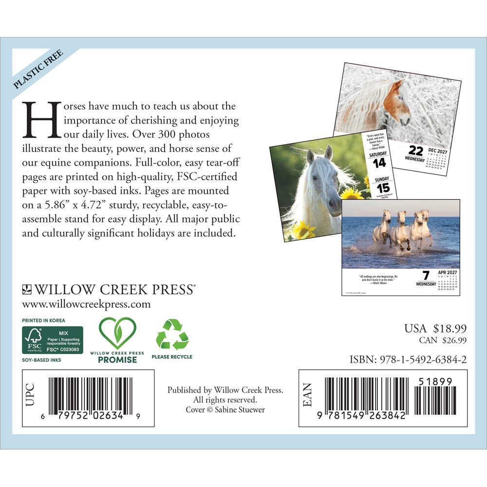 What Horses Teach Us 2027 Box Calendar