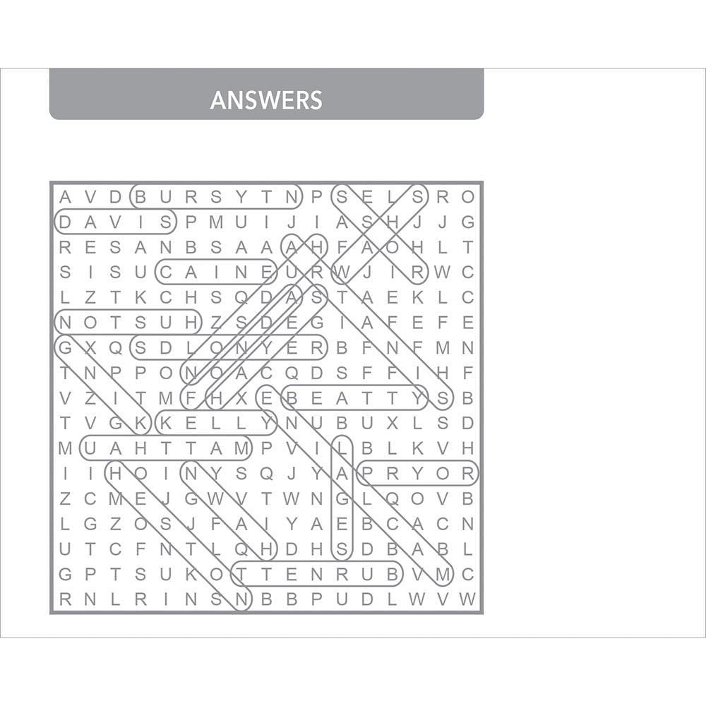 Word Search | 2027 6 x 5 Inch Daily Desktop Box Calendar | New Page Every Day