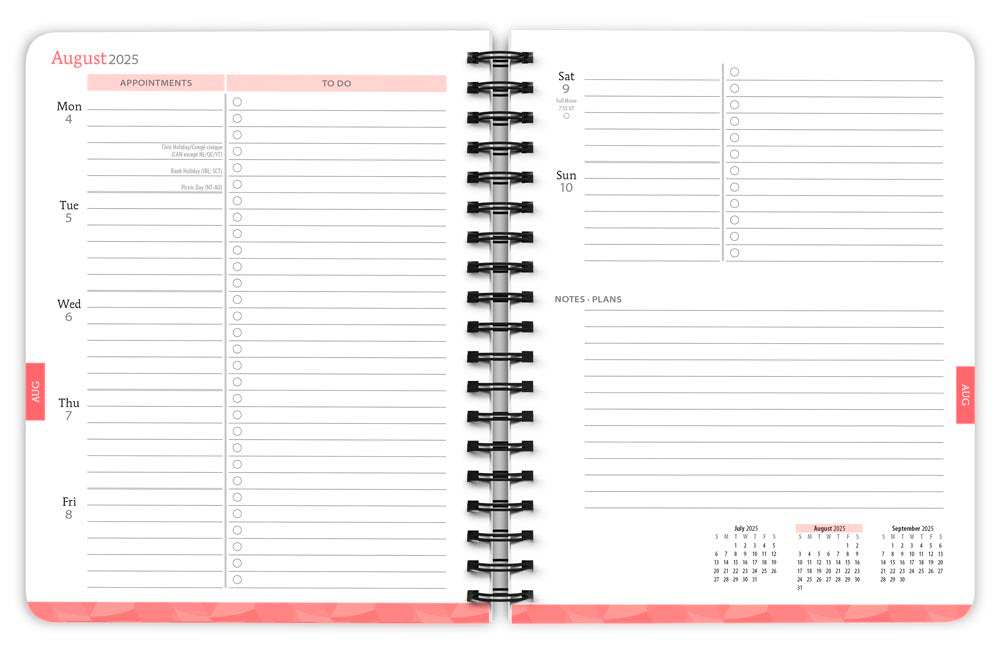 Busy Bees | 2026 6 x 7.75 Inch 18 Months Weekly Desk Planner | Foil Stamped Cover | July 2025 - December 2026