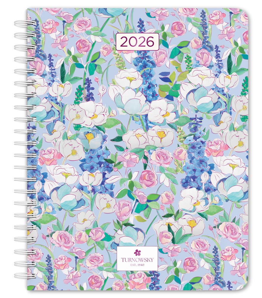 House of Turnowsky OFFICIAL | 2026 6 x 7.75 Inch Weekly Desk Planner | Foil Stamped Cover