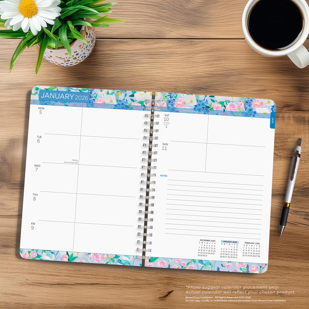 House of Turnowsky OFFICIAL | 2026 6 x 7.75 Inch Weekly Desk Planner | Foil Stamped Cover