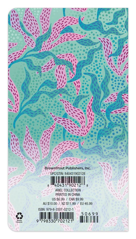 Ariel Collection | 2026-2027 3.5 x 6.5 Inch Two Year Monthly Pocket Planner Calendar