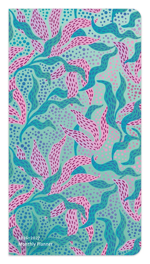 Ariel Collection | 2026-2027 3.5 x 6.5 Inch Two Year Monthly Pocket Planner Calendar