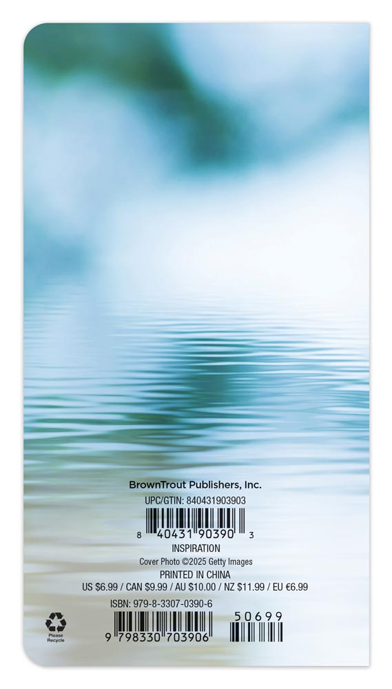 Inspiration | 2026-2027 3.5 x 6.5 Inch Two Year Monthly Pocket Planner Calendar