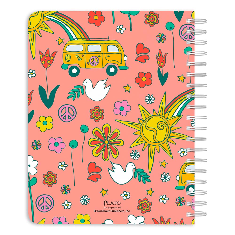 Good Vibes | 2027 6 x 7.75 Inch 18 Months Weekly Desk Planner | Foil Stamped Cover | July 2026 - December 2027