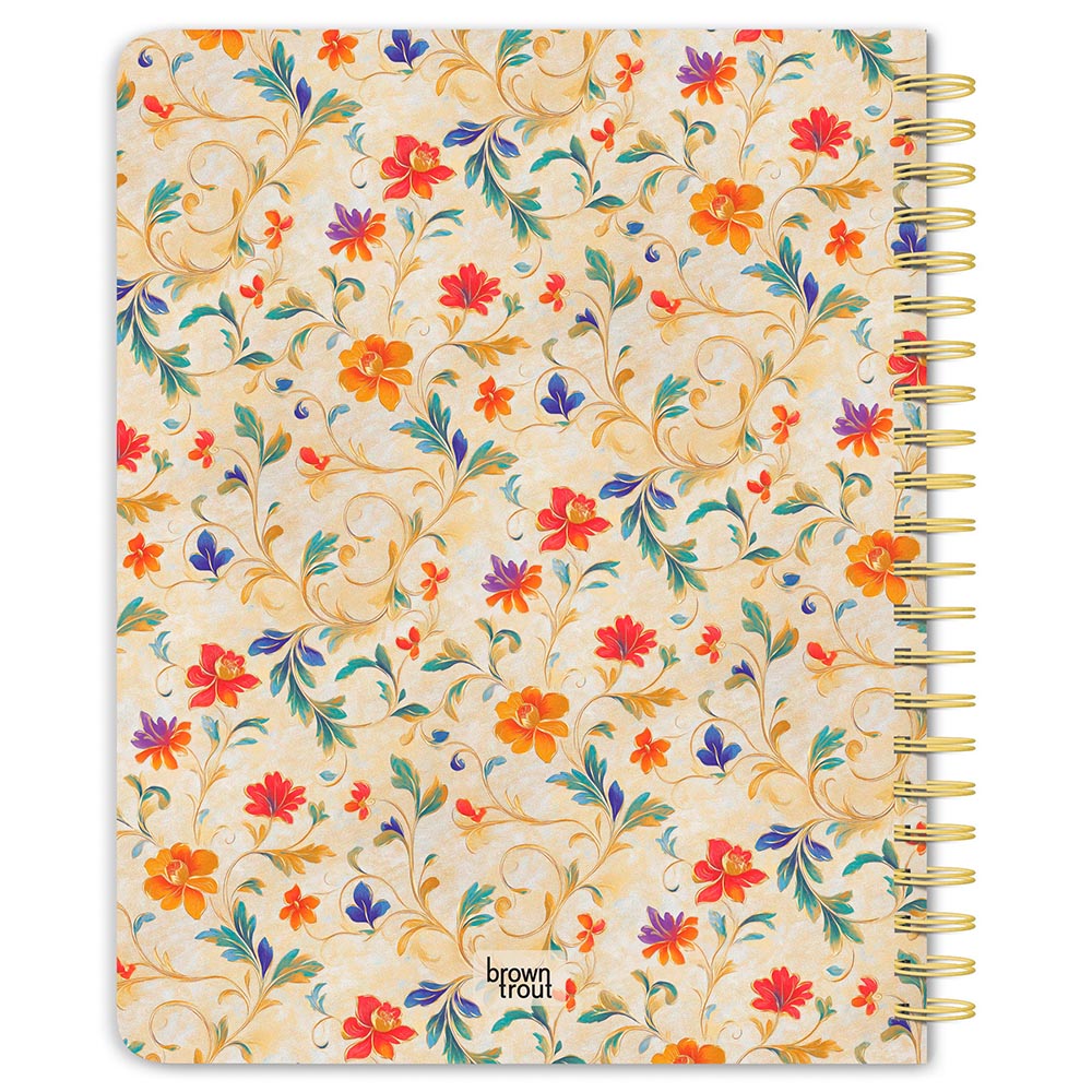 Tuscan Delight | 2027 6 x 7.75 Inch Weekly Desk Planner | Foil Stamped Cover