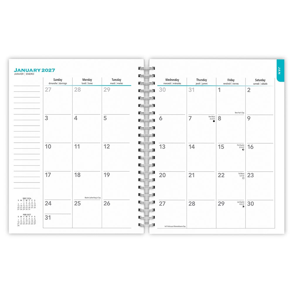Horse Lovers | 2027 6 x 7.75 Inch Spiral-Bound Wire-O Weekly Engagement Planner Calendar | New Full-Color Image Every Week