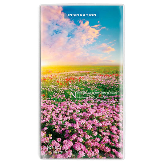 Inspiration | 2027-2028 3.5 x 6.5 Inch Two Year Monthly Pocket Planner Calendar