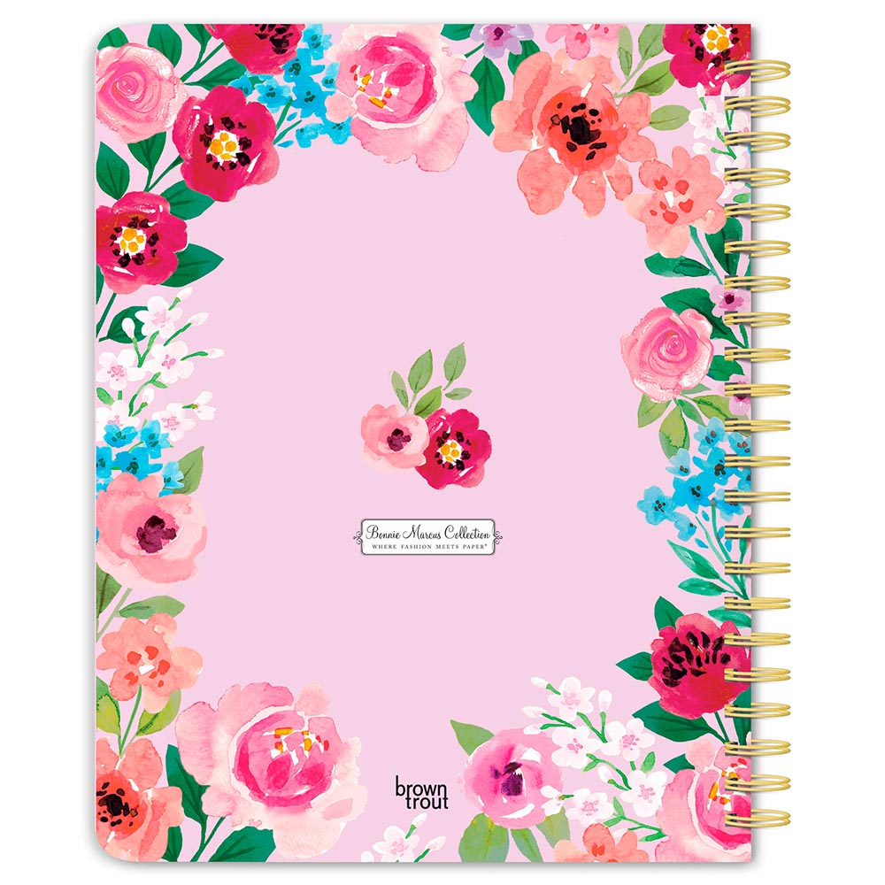 Bonnie Marcus OFFICIAL | 2027 6 x 7.75 Inch Weekly Desk Planner | Foil Stamped Cover