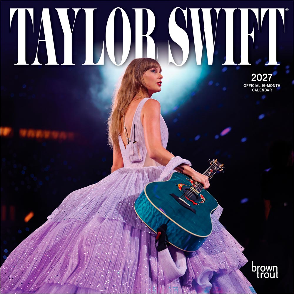 Taylor Swift OFFICIAL | 2027 7 x 14 Inch (Hanging) Monthly Mini Wall Calendar