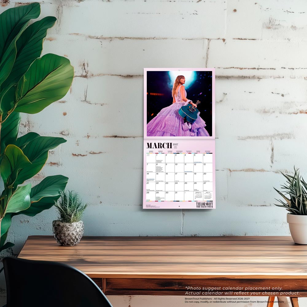 Taylor Swift OFFICIAL | 2027 7 x 14 Inch (Hanging) Monthly Mini Wall Calendar
