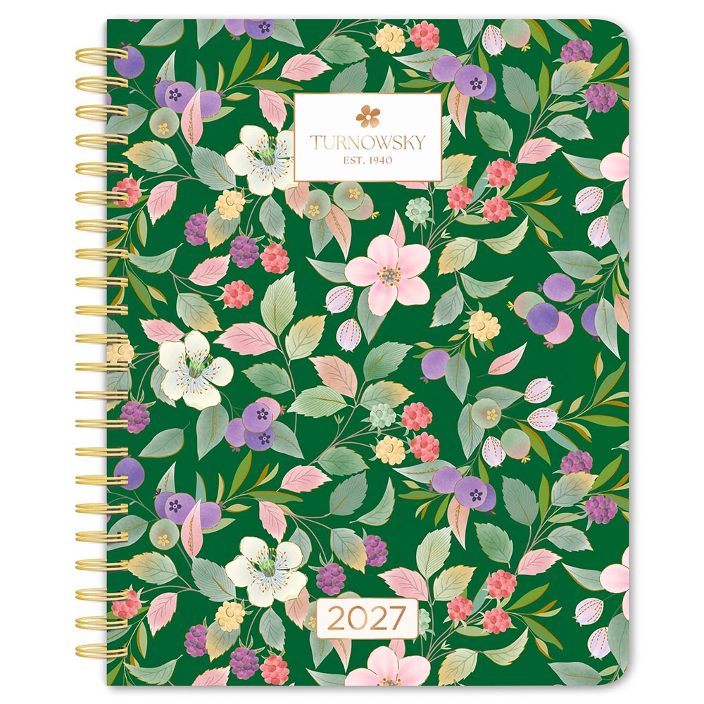 House of Turnowsky OFFICIAL | 2027 6 x 7.75 Inch Weekly Desk Planner | Foil Stamped Cover