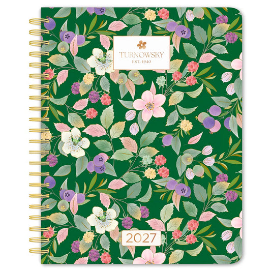 House of Turnowsky OFFICIAL | 2027 6 x 7.75 Inch Weekly Desk Planner | Foil Stamped Cover