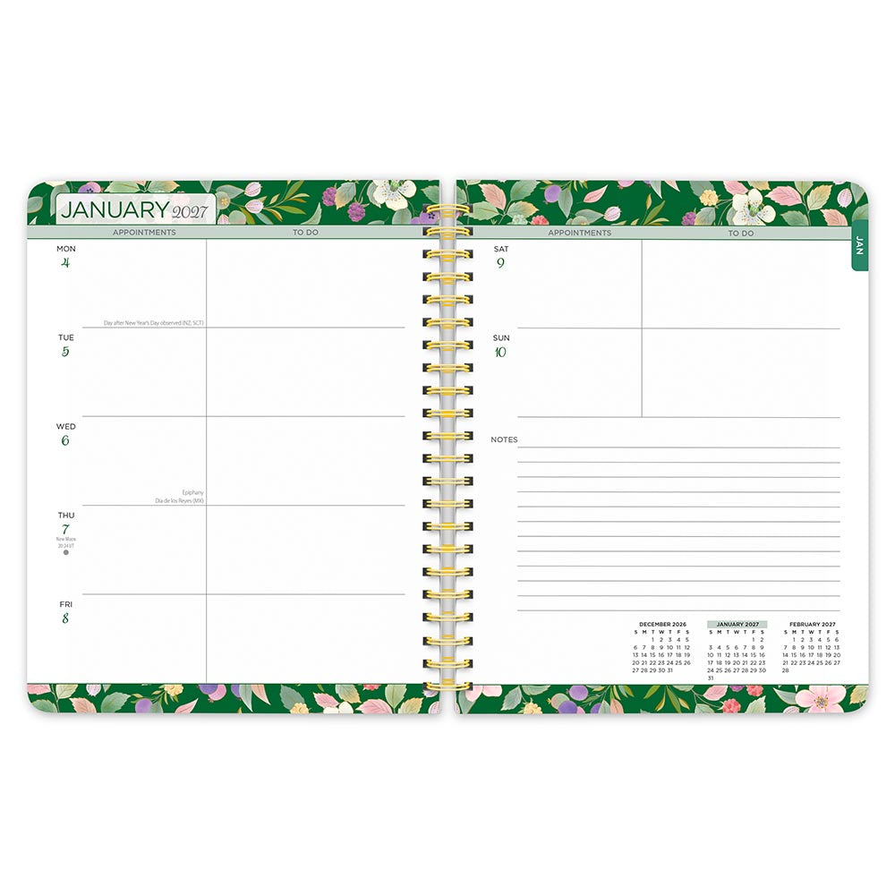 House of Turnowsky OFFICIAL | 2027 6 x 7.75 Inch Weekly Desk Planner | Foil Stamped Cover