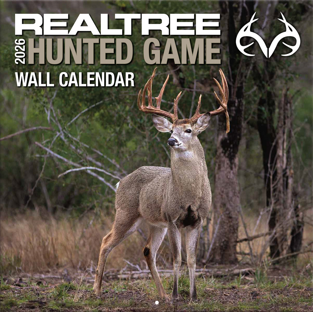 Realtree Hidden Hunter 2026 12x12 Wall Calendar