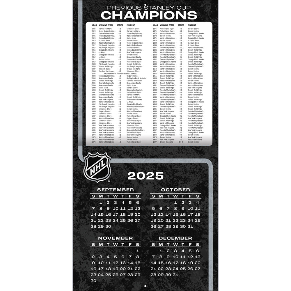 NHL Elite 2026 12x12 Wall Calendar