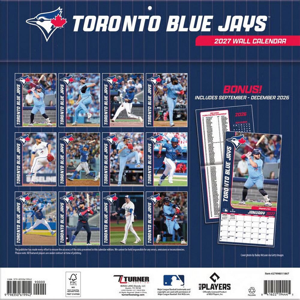 NFL Elite 2027 12X12 Wall Calendar