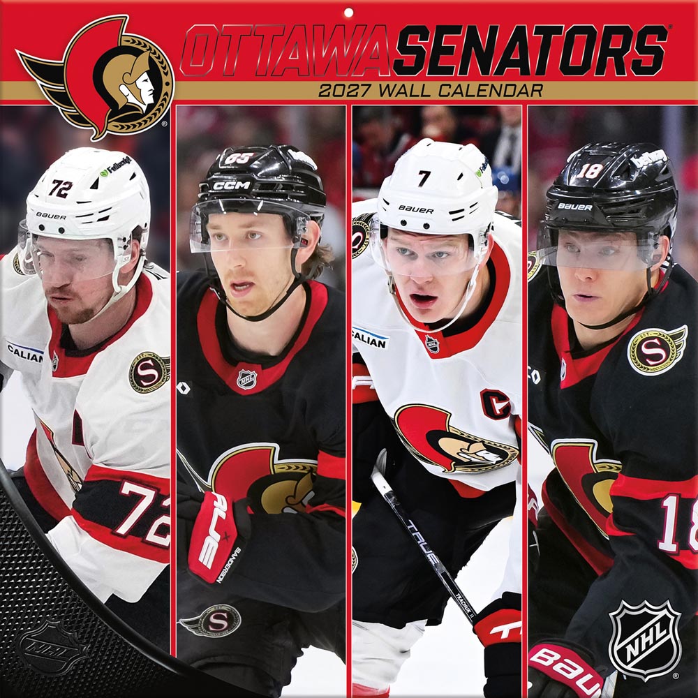 Ottawa Senators 2027 12X12 Team Wall Calendar Turner