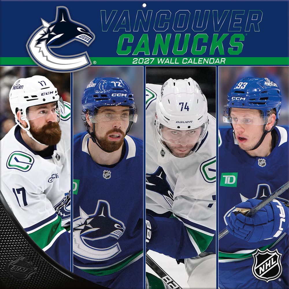Vancouver Canucks 2027 12X12 Team Wall Calendar Turner