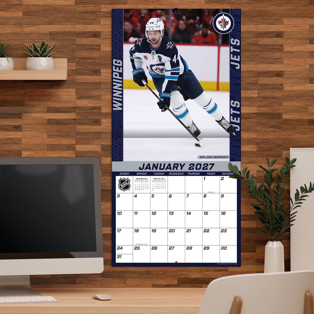 Winnipeg Jets 2027 12X12 Team Wall Calendar Turner