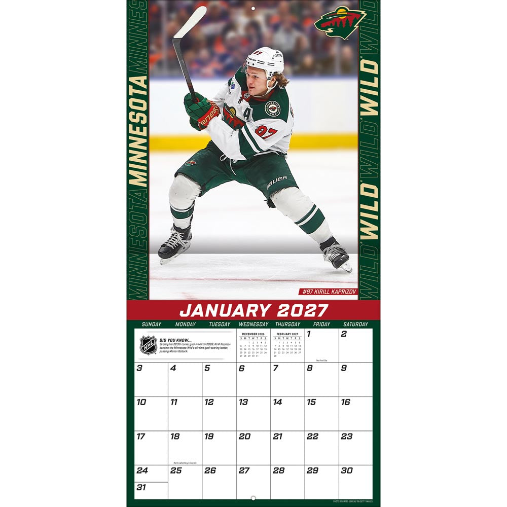 Nhl Elite 2027 12X12 Wall Calendar Turner