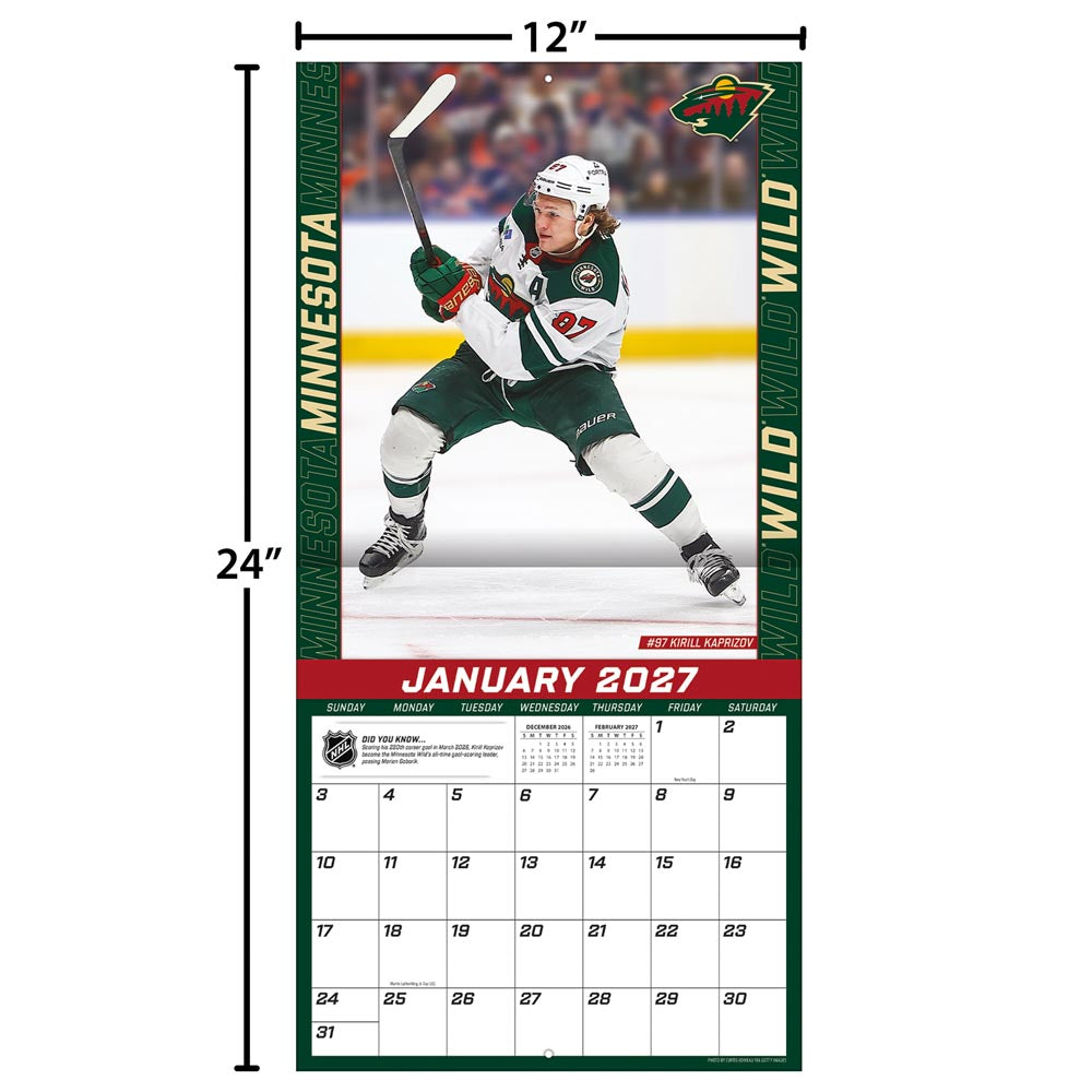 Nhl Elite 2027 12X12 Wall Calendar Turner
