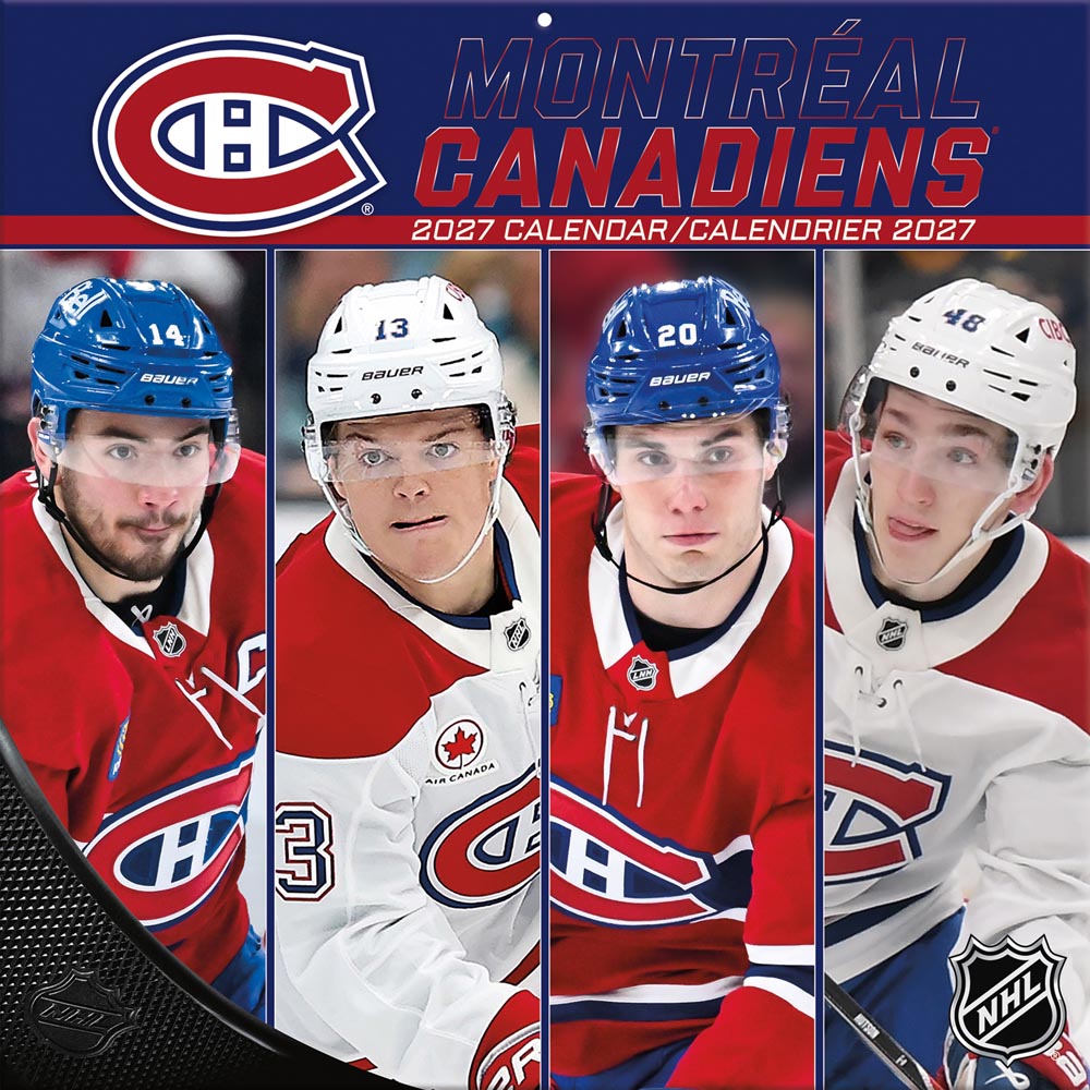 Montreal Canadiens - Bilingual 2027 12X12 Team Wall Calendar Turner