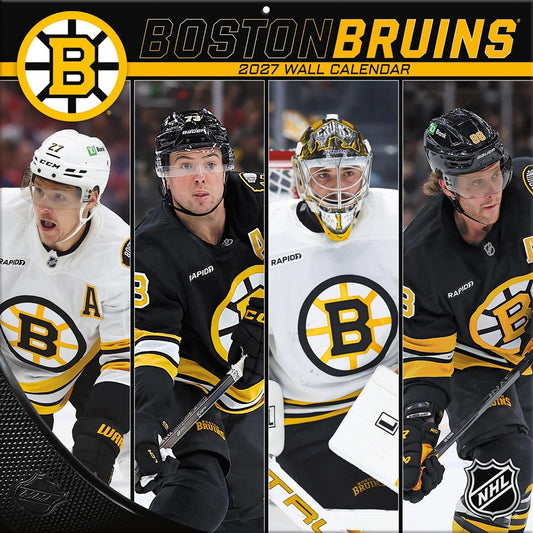 Boston Bruins 2027 12X12 Team Wall Calendar Turner