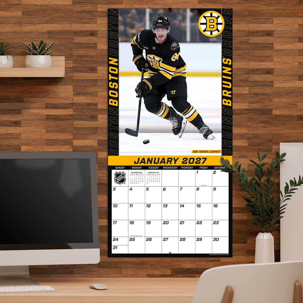 Boston Bruins 2027 12X12 Team Wall Calendar Turner