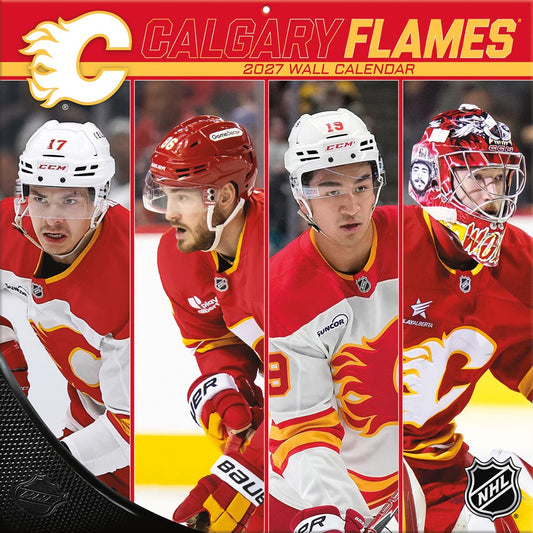 Calgary Flames 2027 12X12 Team Wall Calendar Turner