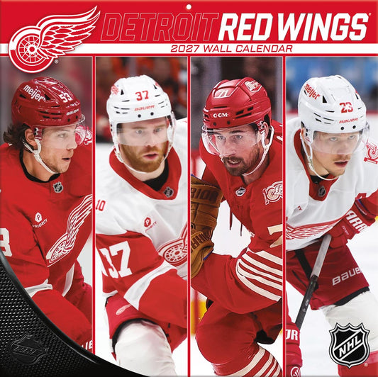 Detroit Red Wings 2027 12X12 Team Wall Calendar Turner