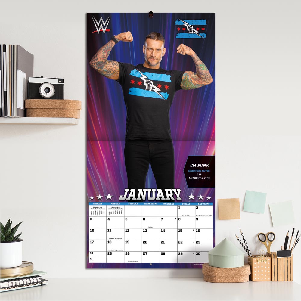 Wwe Superstars 2027 12X12 Team Wall Calendar Turner