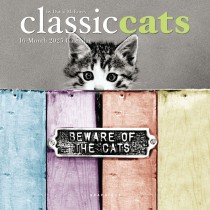 Classic Cats | 2025 7 x 14 Inch Monthly Mini Wall Calendar