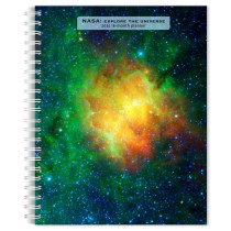 NASA Explore the Universe | 2025 6 x 7.75 Inch Spiral-Bound Wire-O Weekly Engagement Planner Calendar | New Full-Color Image Every Week