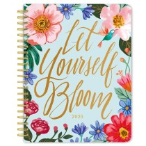 Bonnie Marcus OFFICIAL | 2025 6 x 7.75 Inch Weekly Desk Planner | Foil Stamped Cover