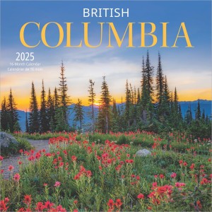 British Columbia | 2025 7 x 14 Inch Monthly Mini Wall Calendar