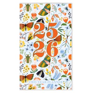 Fun Pattern | 2025-2026 3.5 x 6.5 Inch Two Year Monthly Pocket Planner