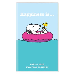Peanuts | 2025-2026 3.5 x 6.5 Inch Two Year Monthly Pocket Planner