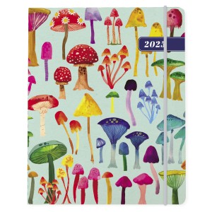 Groovy Mushroom | 2025 8 x 10 Inch Desk Planner