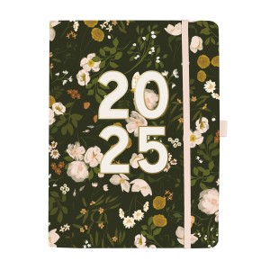 Dark Wildflower | 2025 6 x 8 Inch Soft Cover Planner
